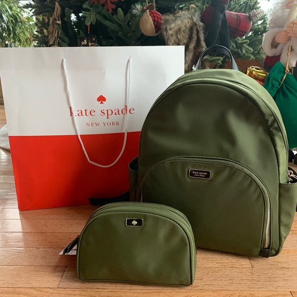 kate spade Handbags - Kate Spade Backpack and Cosmetic Bag Set